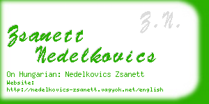 zsanett nedelkovics business card